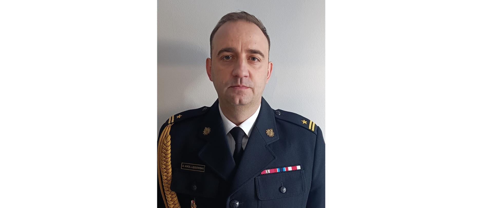 mł. bryg. Andrzej Król Łęgowski- oficer prasowy KP PSP Zakopane