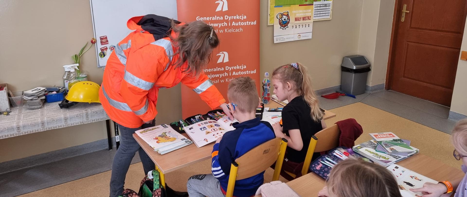 Lekcja bezpieczeństwa w klasie pierwszej 