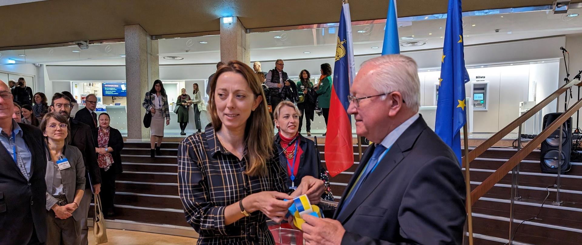 Christmas market "Solidarity with Ukraine" at the Council of Europe