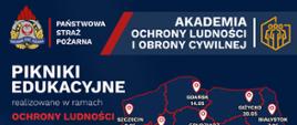 Pikniki edukacyjne realizowane w ramach Akademii Ochrony Ludności i Obrony Cywilnej