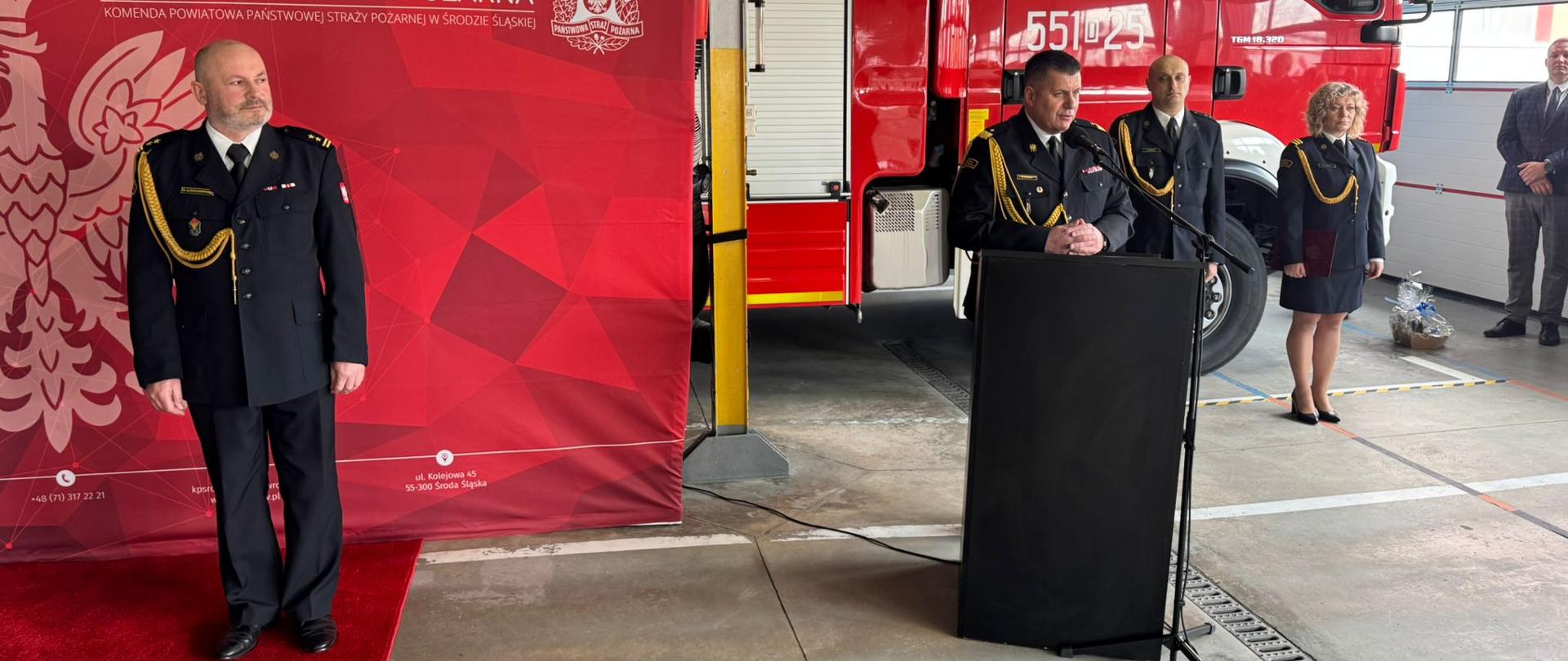 Powołanie Komendanta Powiatowego PSP w Środzie Śląskiej
