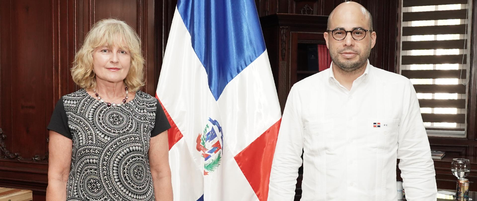 Wręczenie listów uwierzytelniających przez Panią Ambasador Jolantę Janek jako Ambasadora Nadzwyczajnego i Pełnomocnego Rzeczypospolitej Polskiej w Republice Dominikańskiej