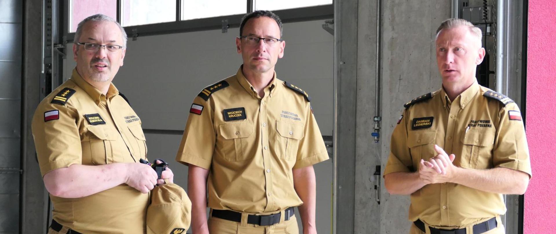 Śląski Komendant Wojewódzki PSP wizytował budowę nowej siedziby Komendy Powiatowej PSP w Cieszynie