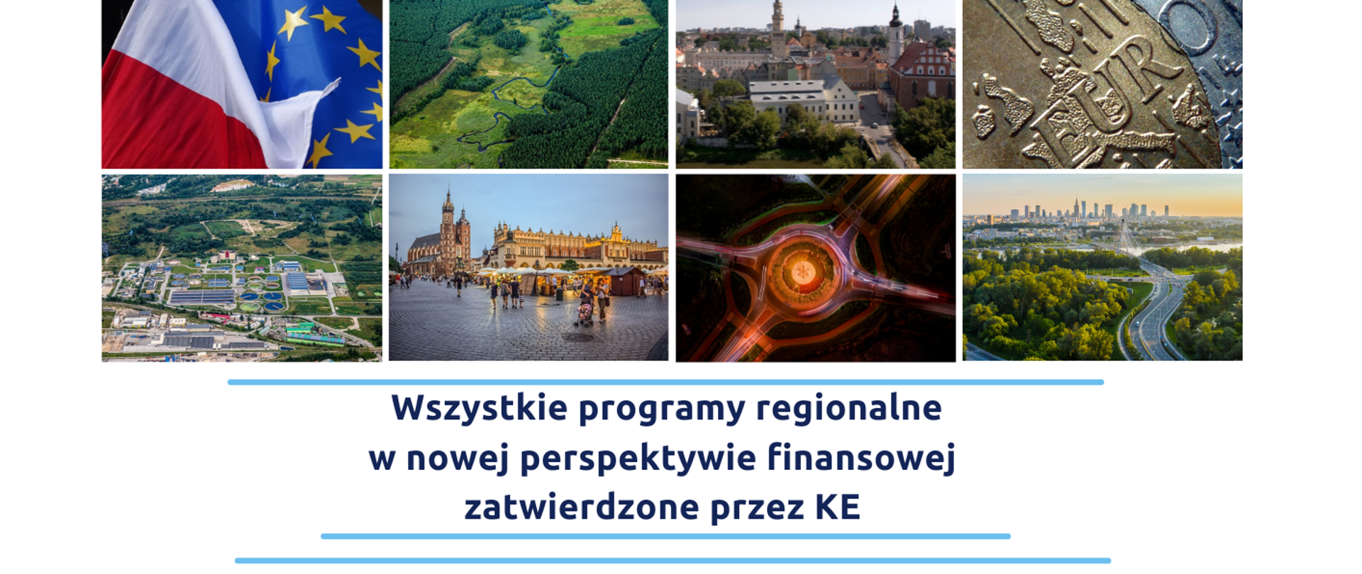 Zdjęcia prezentujące różne miasta i regiony Polski