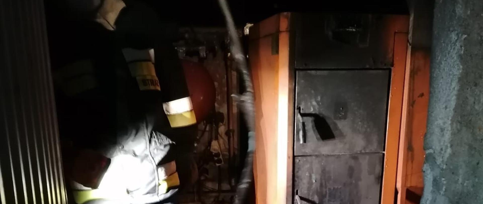 Chmielinko – pożar kotłowni