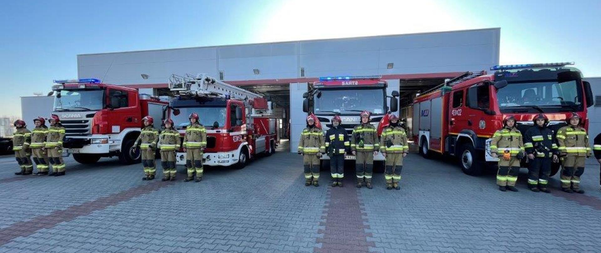 Hołd strażakom z Ukrainy