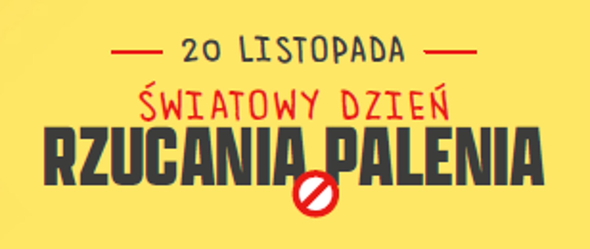 Światowy Dzień Rzucania Palenia