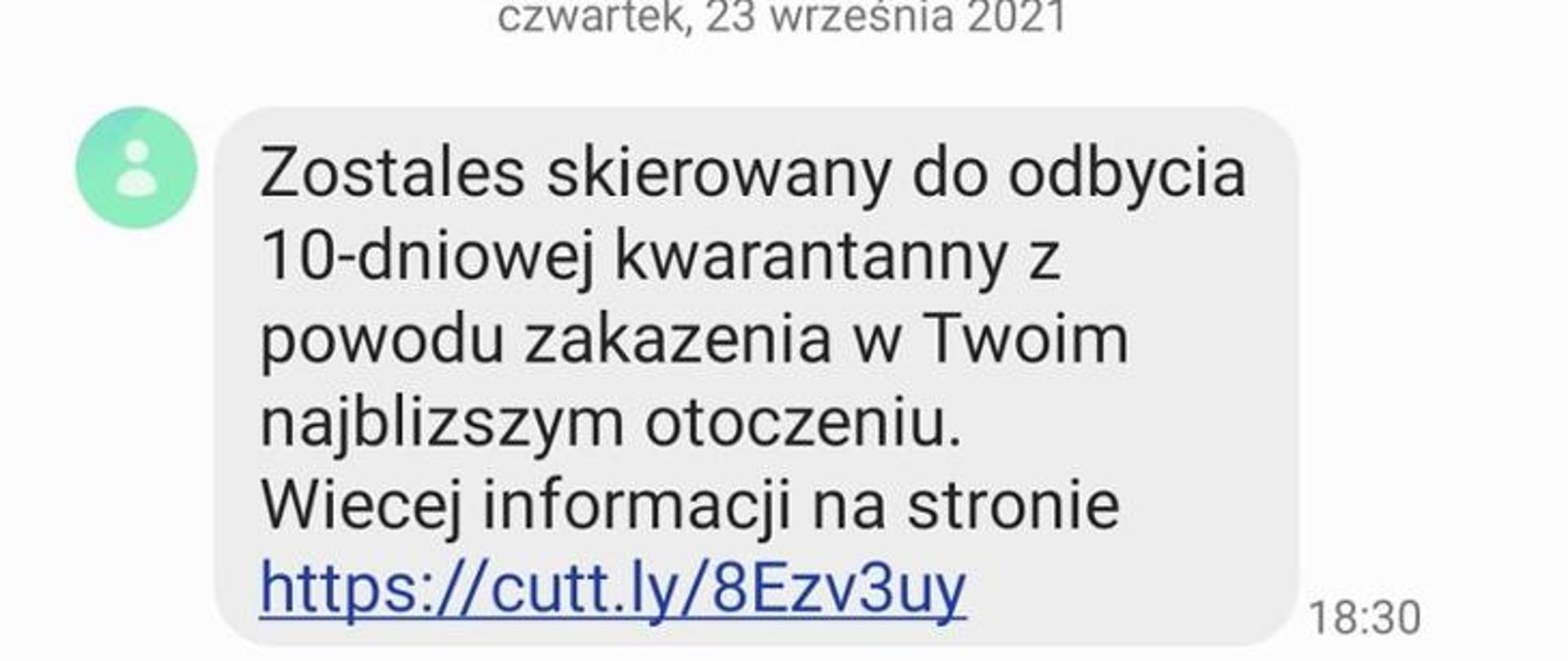 falszywy sms