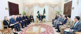 Spotkanie ministra Tomasza Siemoniaka z premierem Pakistanu Shehbazem Sharifem