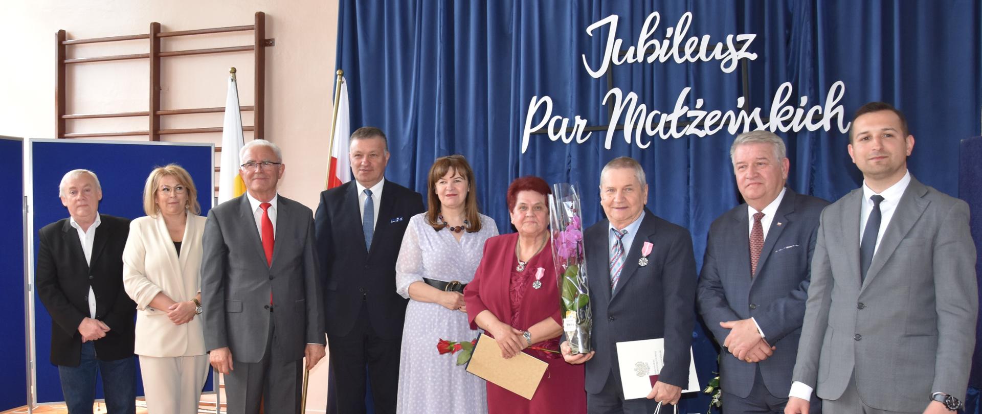 Uroczystość Par Małżeńskich w Łaskarzewie - wręczenie medali za „Długoletnie Pożycie Małżeńskie”