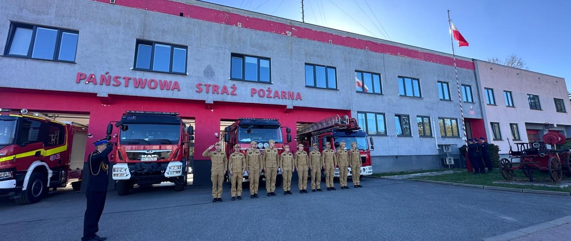 Dzień Flagi Rzeczypospolitej Polskiej w KP PSP Lidzbark Warmiński