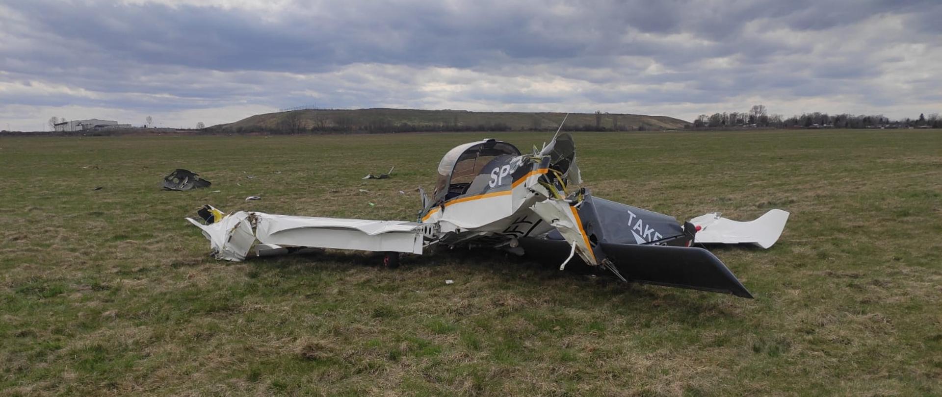 Wypadek samolotu – awionetki w Gliwicach