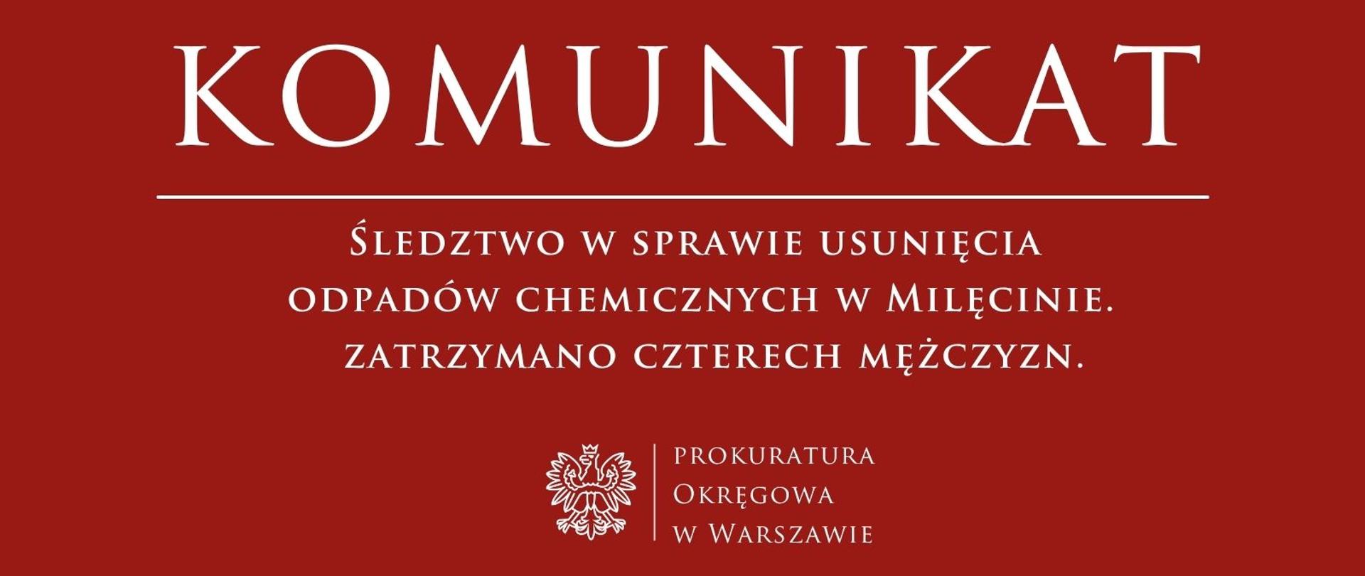 Komunikaty - Warszawa Materiały chemiczne 