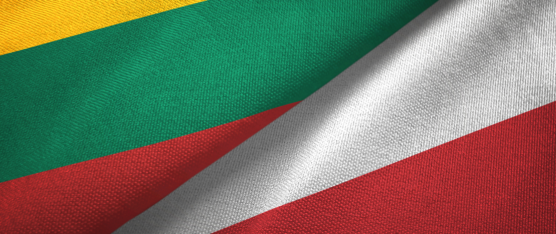 Flagi Polski i Litwy