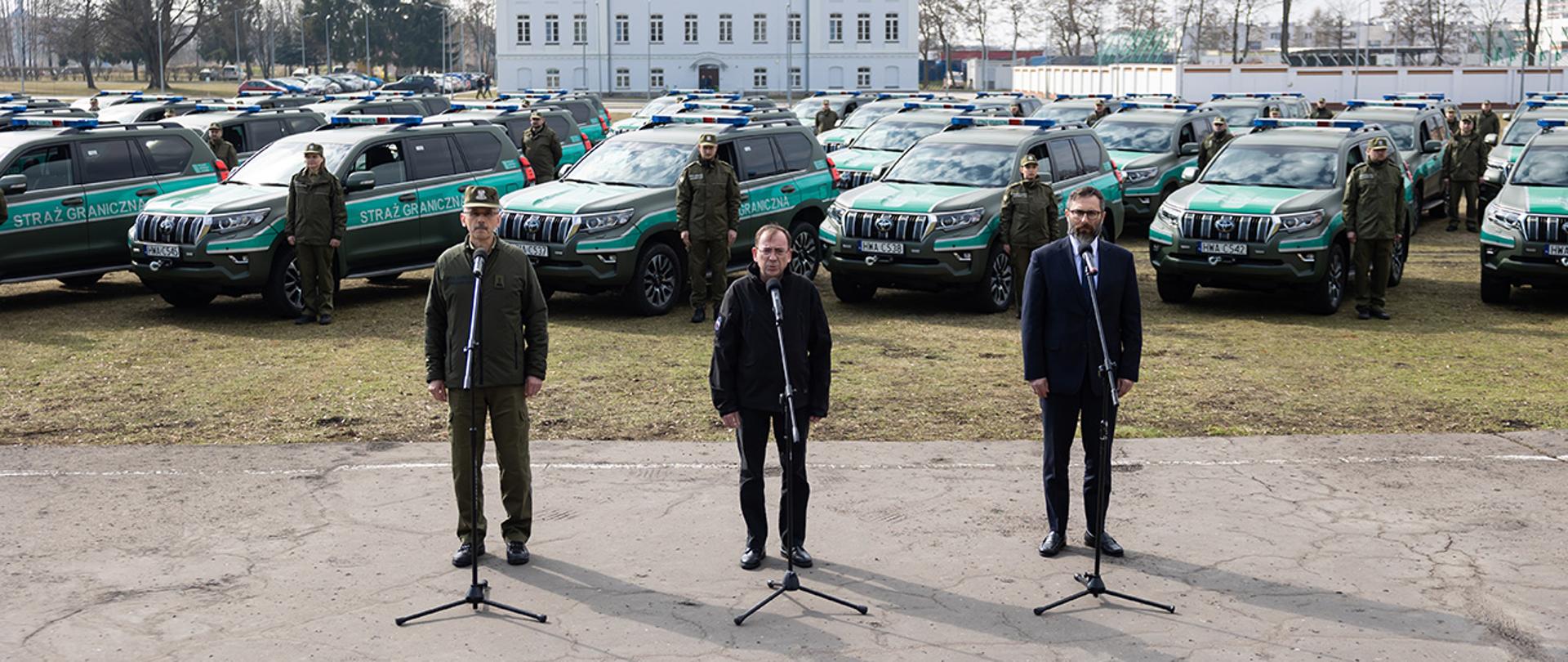 62 new off-road vehicles for the Border Guard – ceremony attended by Minister Mariusz Kamiński