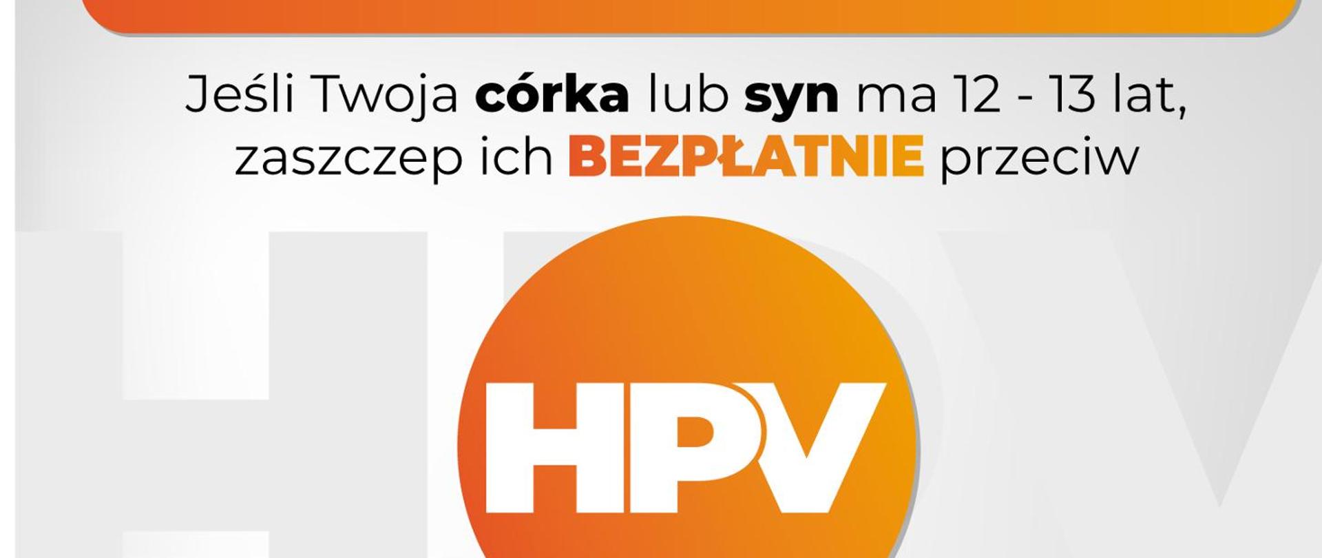 Bezpłatne szczepienia przeciw hpv