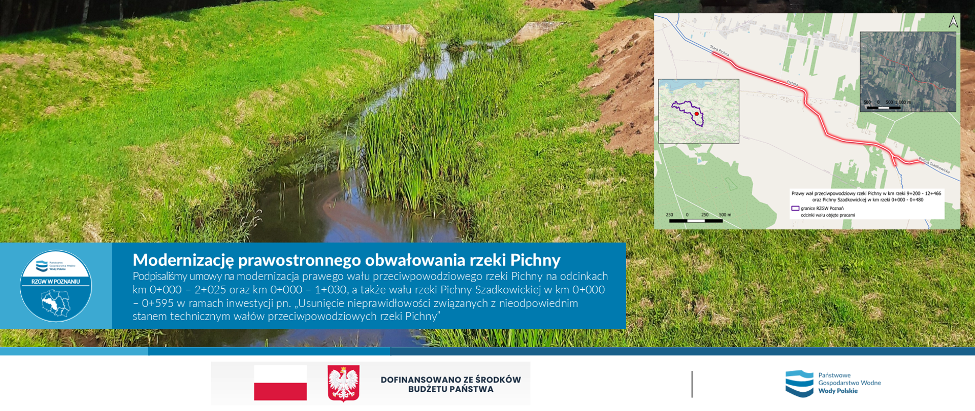 Modernizacja prawostronnego obwałowania rzeki Pichny