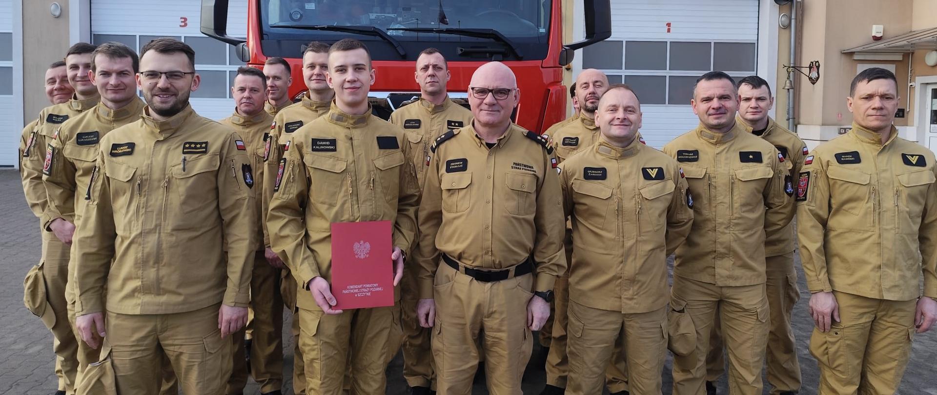 Nowy funkcjonariusz w szeregach KP PSP w Szczytnie