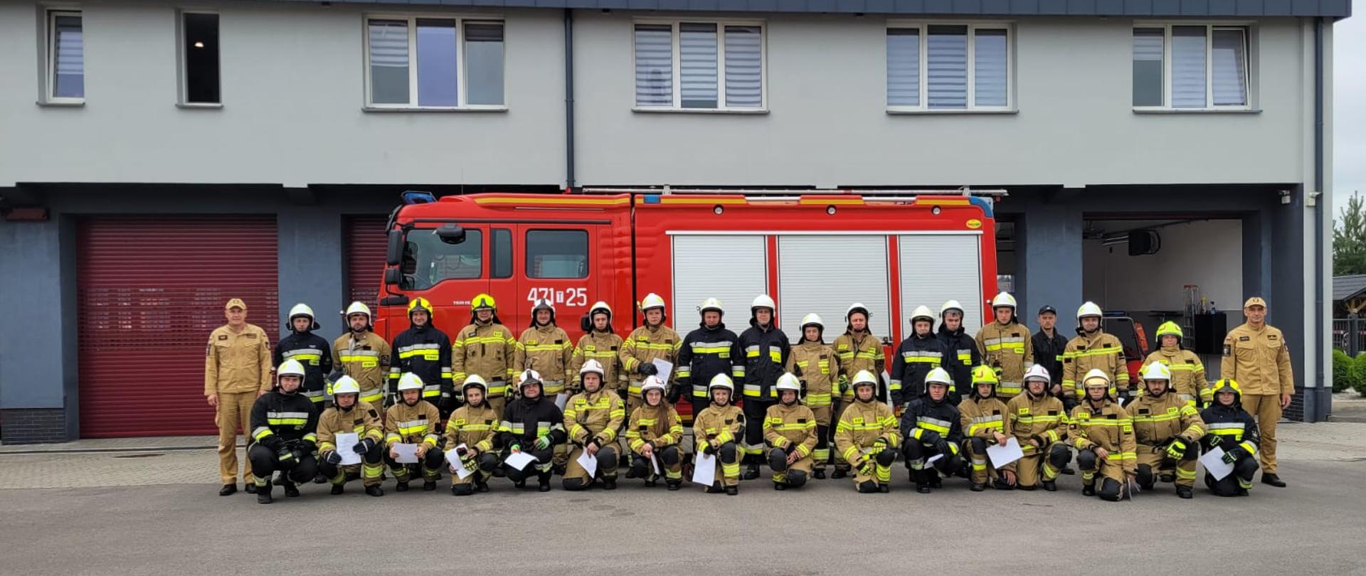 Zakończenie szkolenia podstawowego dla strażaków OSP
