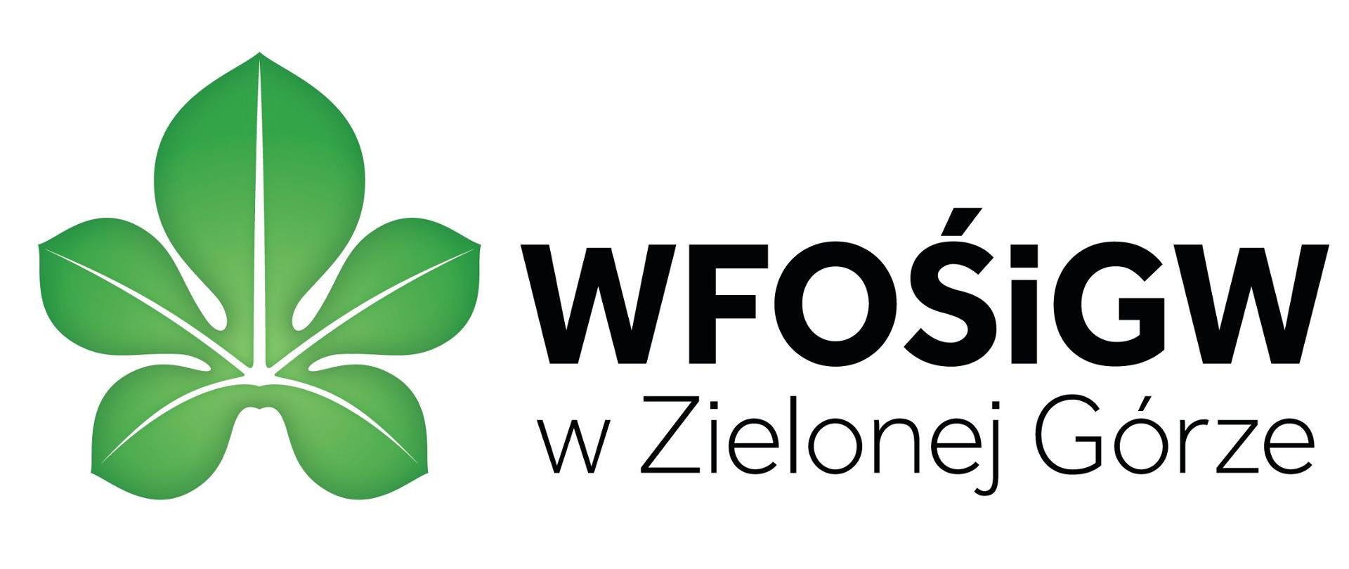 Widok grafiki przedstawiającej logotyp Wojewódzkiego Funduszu Ochrony Środowiska i Gospodarki Wodnej w Zielonej Górze