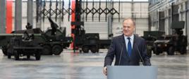 Udział Premiera Donalda Tuska w uroczystości podpisania umów dotyczących kompleksowego systemu antydronowego SAN