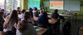 Zajęcia profilaktyczne w Liceum Ogólnokształcącym im. Powstańców Śląskich w Radzionkowie