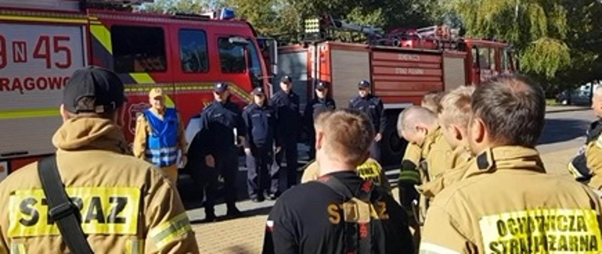 Ćwiczenia Komendanta Powiatowego PSP w Mrągowie