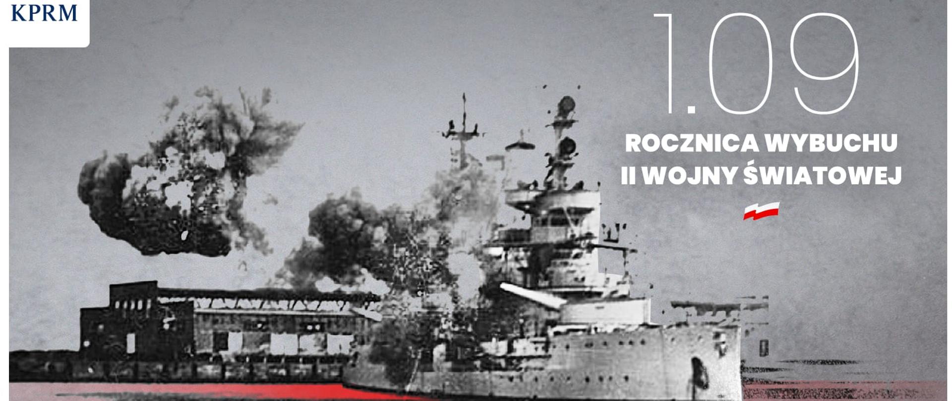 Na zdjęciu pancernik Schleswig-Holstein z 1 wrzesnia 1939 roku.