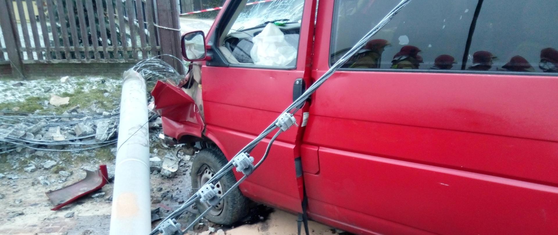 Wypadek samochodowy w miejscowości Górno 