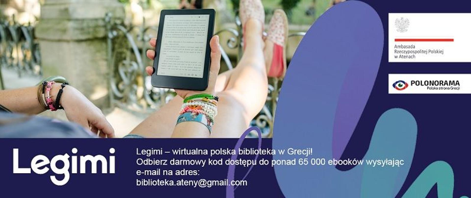 Legimi - wirtualna polska biblioteka w Grecji