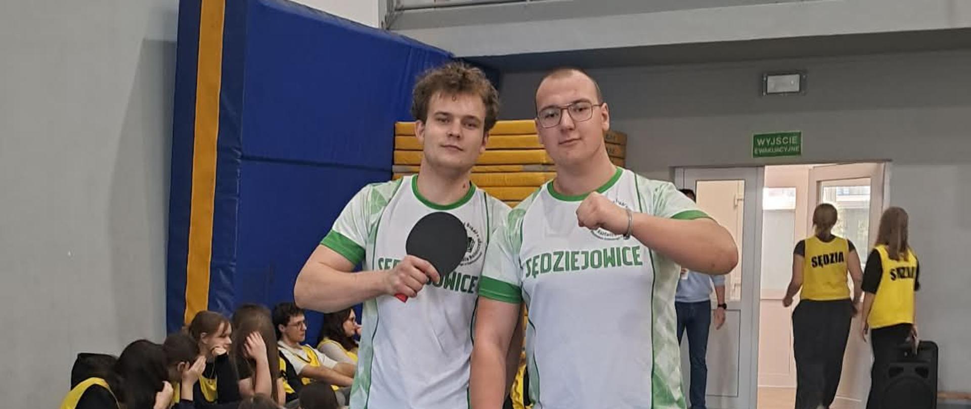 Dziś w Wieruszowie nasza drużyna brała udział w Połfinale Mistrzostw Województwa Łódzkiego w Tenisie Stołowym Drużynowym Chłopców w ramach Licealiady