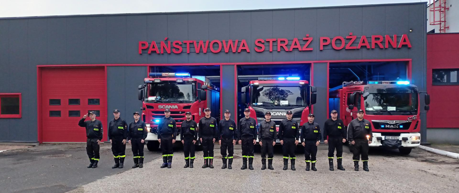 Hołd poległemu strażakowi