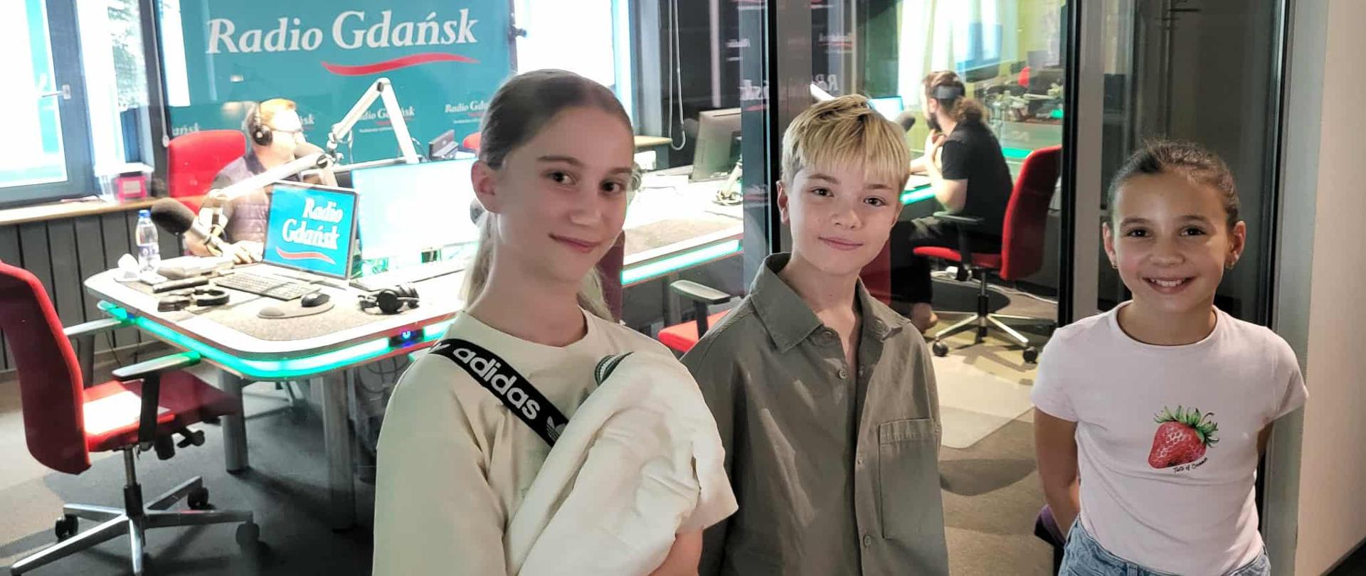 Nasi uczniowie w Radio Gdańsk w audycji Twórcze dzieciaki rządzą 
