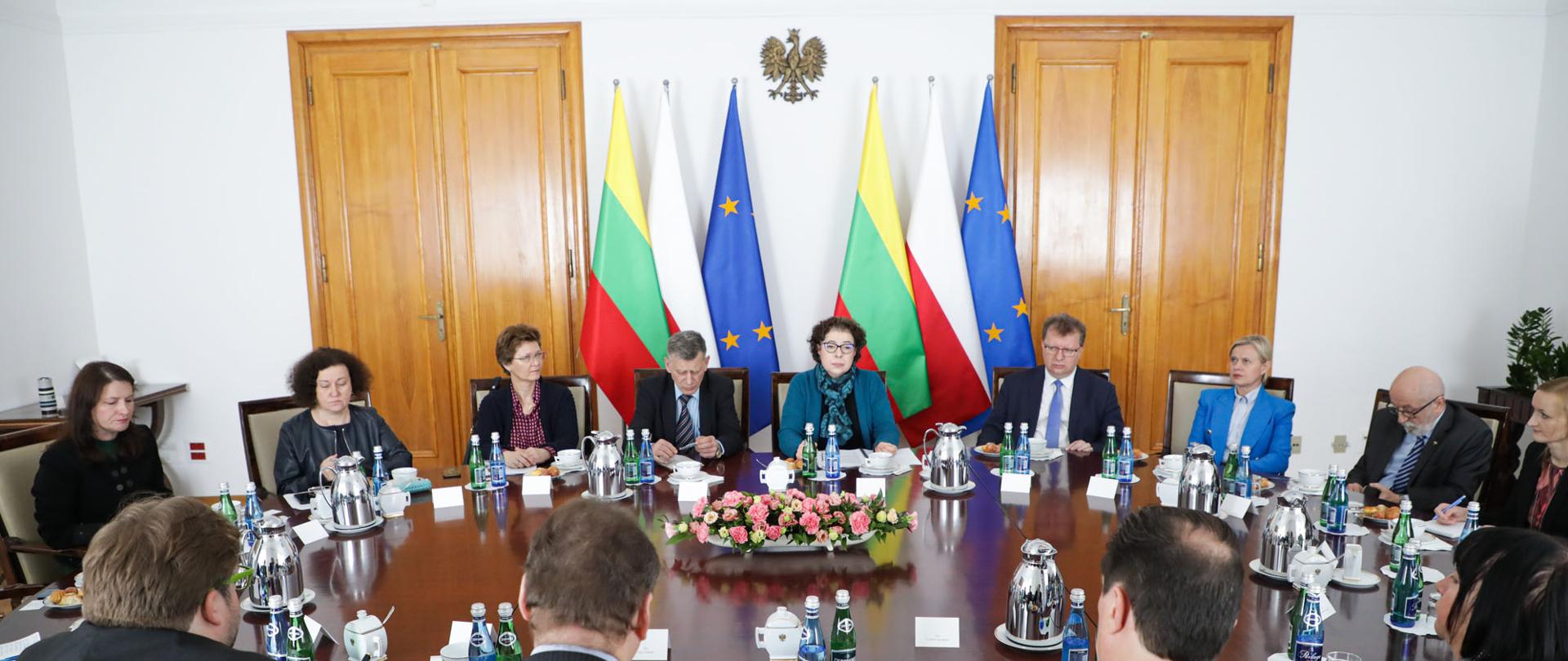 Spotkanie z delegacją Komisji Kultury Seimasu Republiki Litewskiej, fot. Danuta Matloch