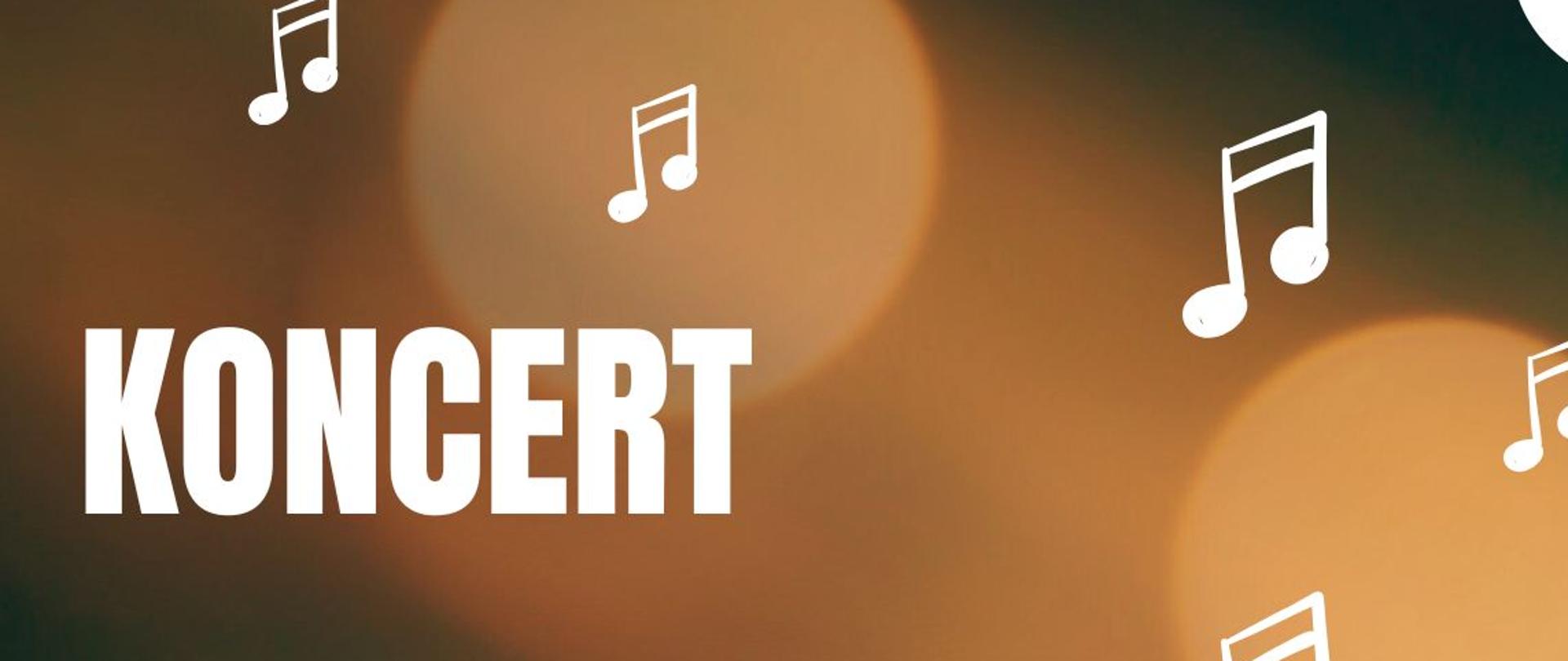 Plakat z wydarzeniem - Koncert z okazji Międzynarodowego Dnia Muzyki, który odbędzie się 3 października 2025r. o godz. 16:45 w auli ZPSM w Dębicy, tło plalatu czarne, przez środek plakatu puszczony jest strumień światła, w górnej prawej części plakatu umieszczono białe nuty muzyczne, napisy na plakacie są białe 