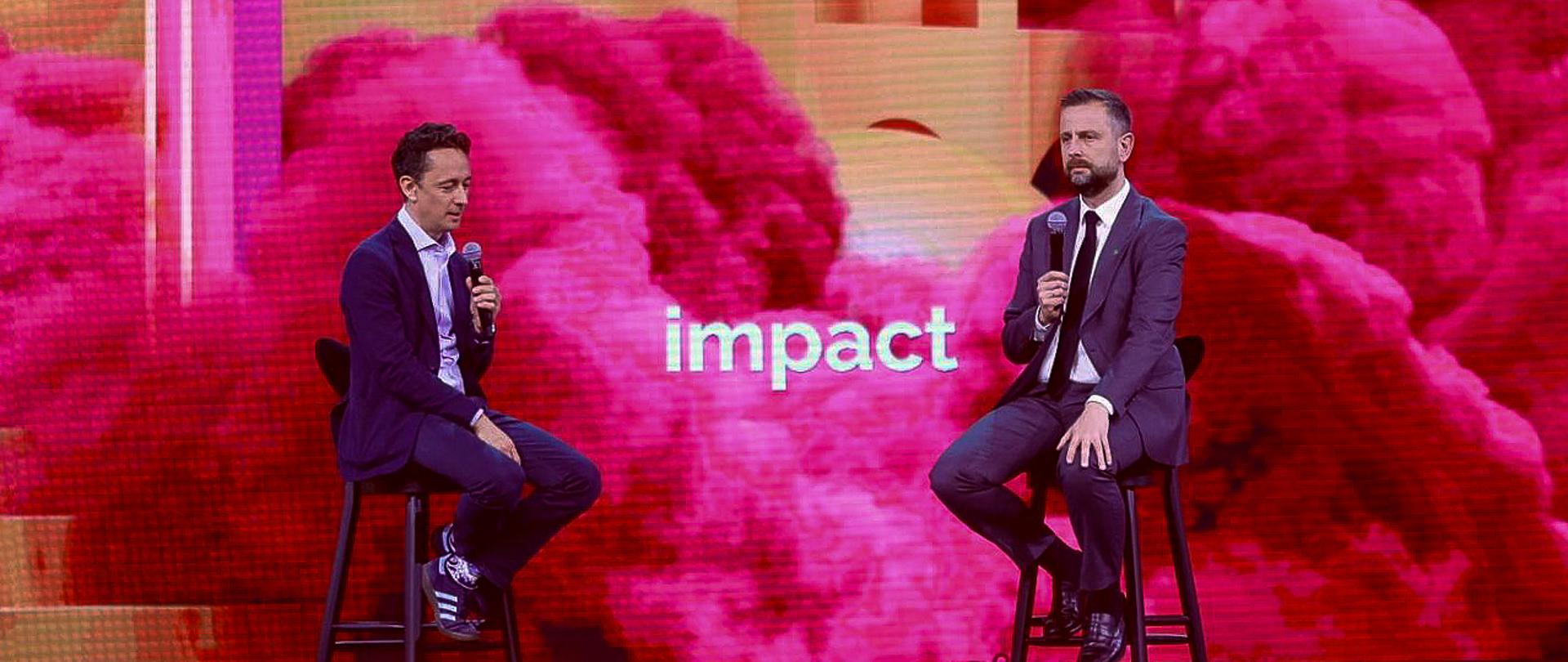 14 maja 2025 r. w Poznań Congress Centre, Władysław Kosiniak-Kamysz, wicepremier - minister obrony narodowej uczestniczył w kongresie Impact25 i wziął udział w fireside chat - Nowe zagrożenia, nowe odpowiedzi: Polska strategia bezpieczeństwa. Fot. Krzysztof Niedziela/MON