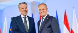 Premier Donald Tusk i Premier Dick Schoof