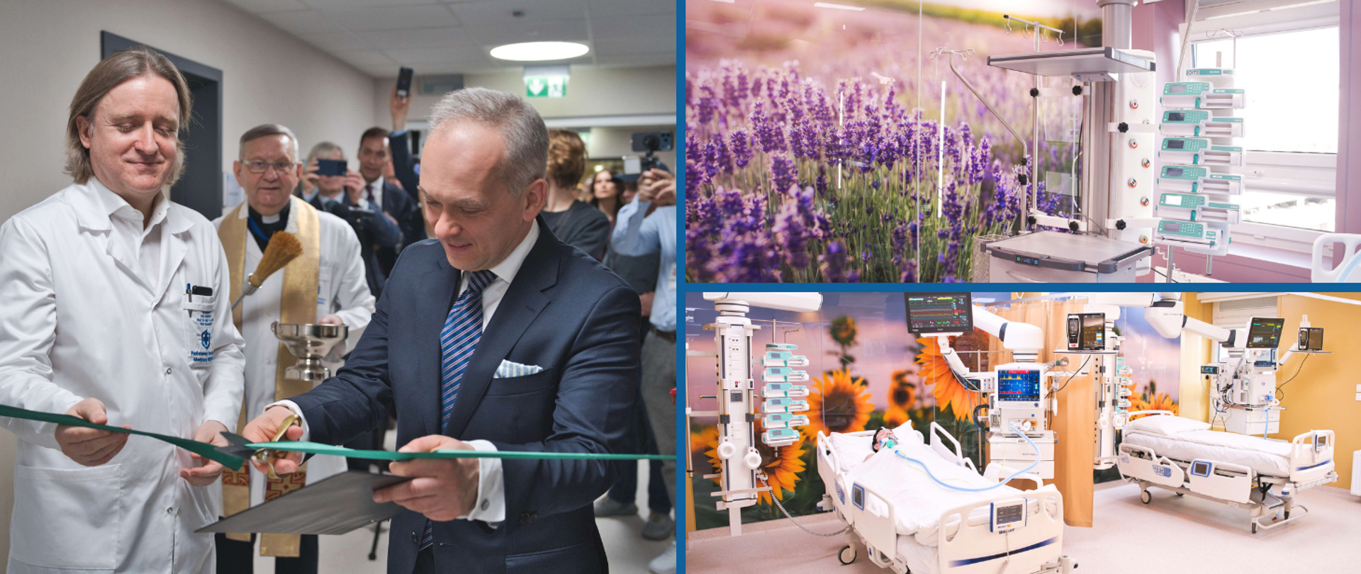 Inauguracja Oddziału Intensywnej Terapii - OIT 3 w PIM MSWiA