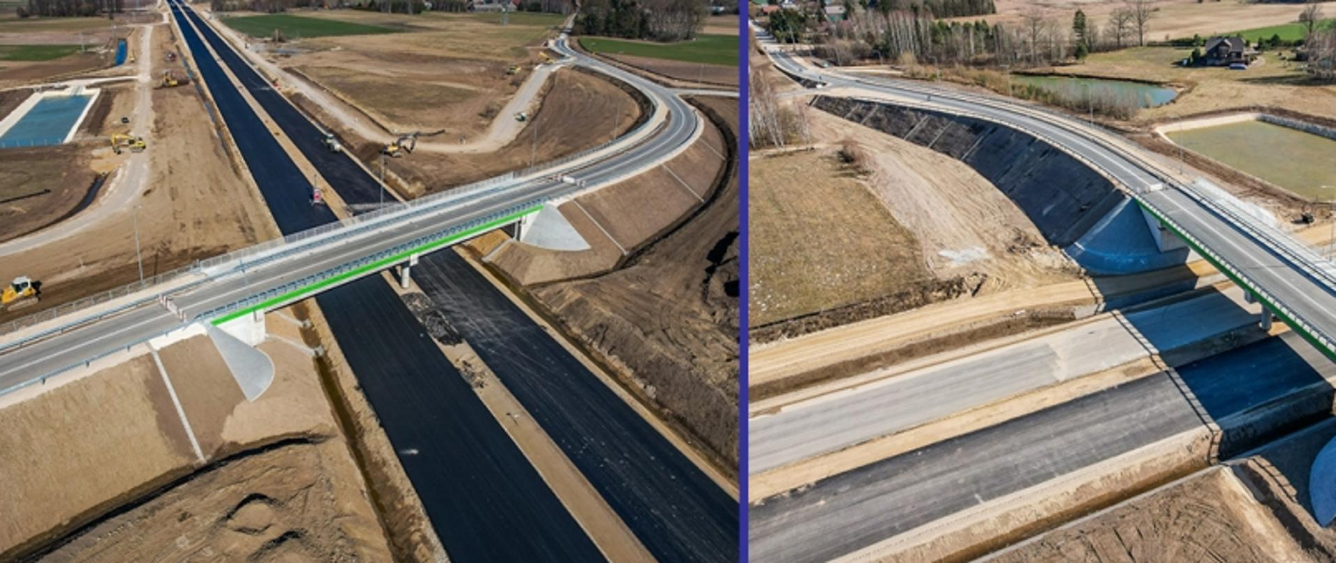 Dwa nowe wiadukty nad drogą ekspresową S19.