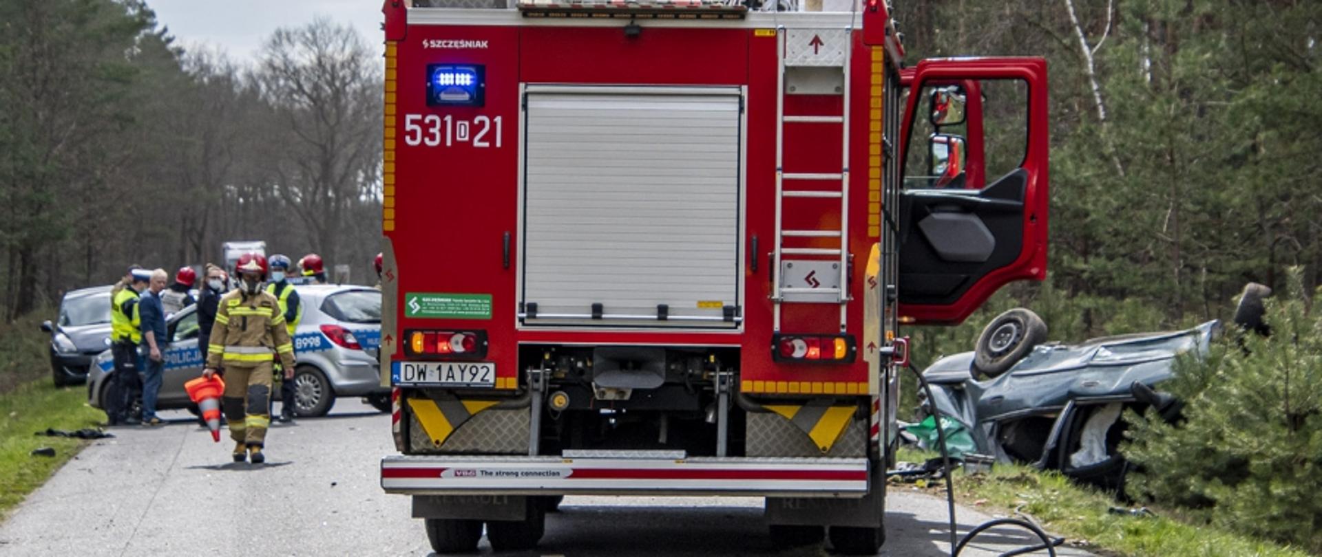 Wypadek Chocianów Główne Panorama