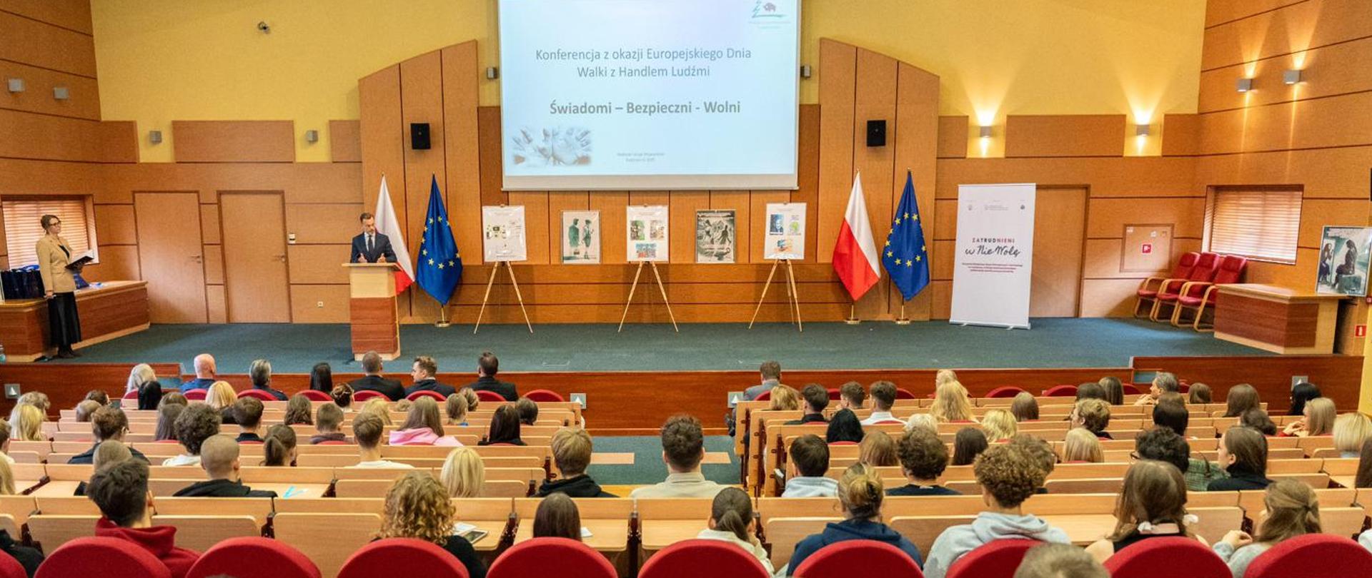 Konferencja "Świadomi - bezpieczni - wolni" z okazji Europejskiego Dnia Walki z Handlem Ludźmi 2025