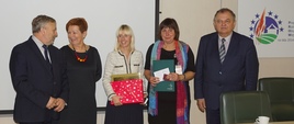 Uroczystość wręczenia listu gratulacyjnego Magdalenie Węgiel