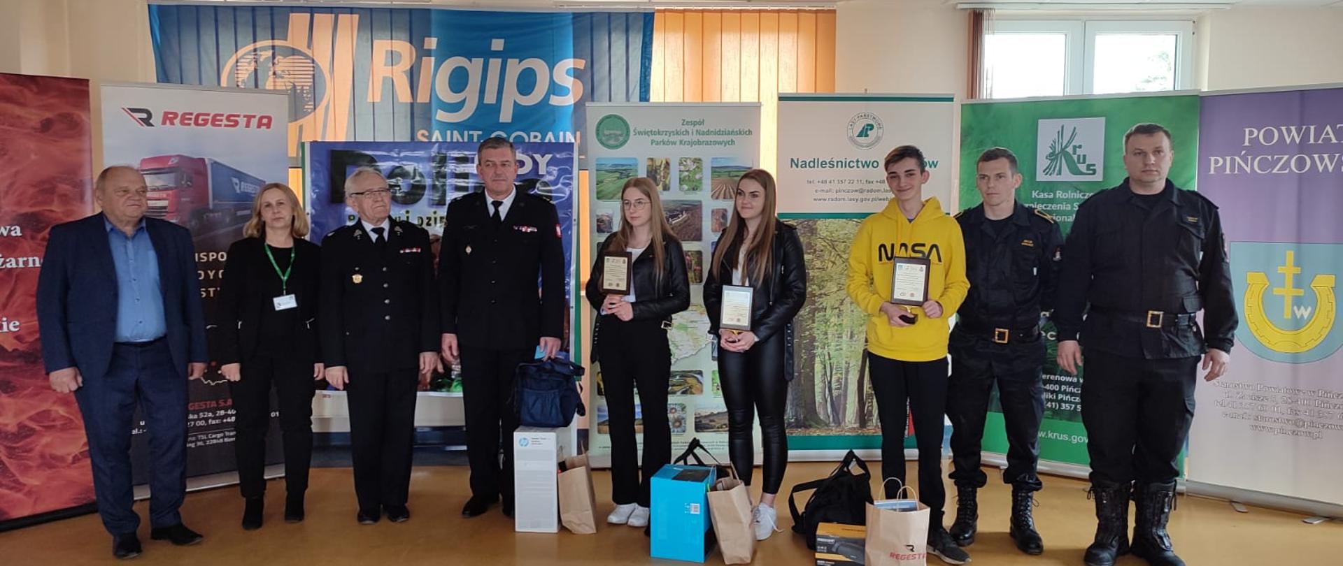 Finał eliminacji powiatowych „OTWP – Młodzież Zapobiega Pożarom”, Pińczów 22 kwietnia 2022 r.