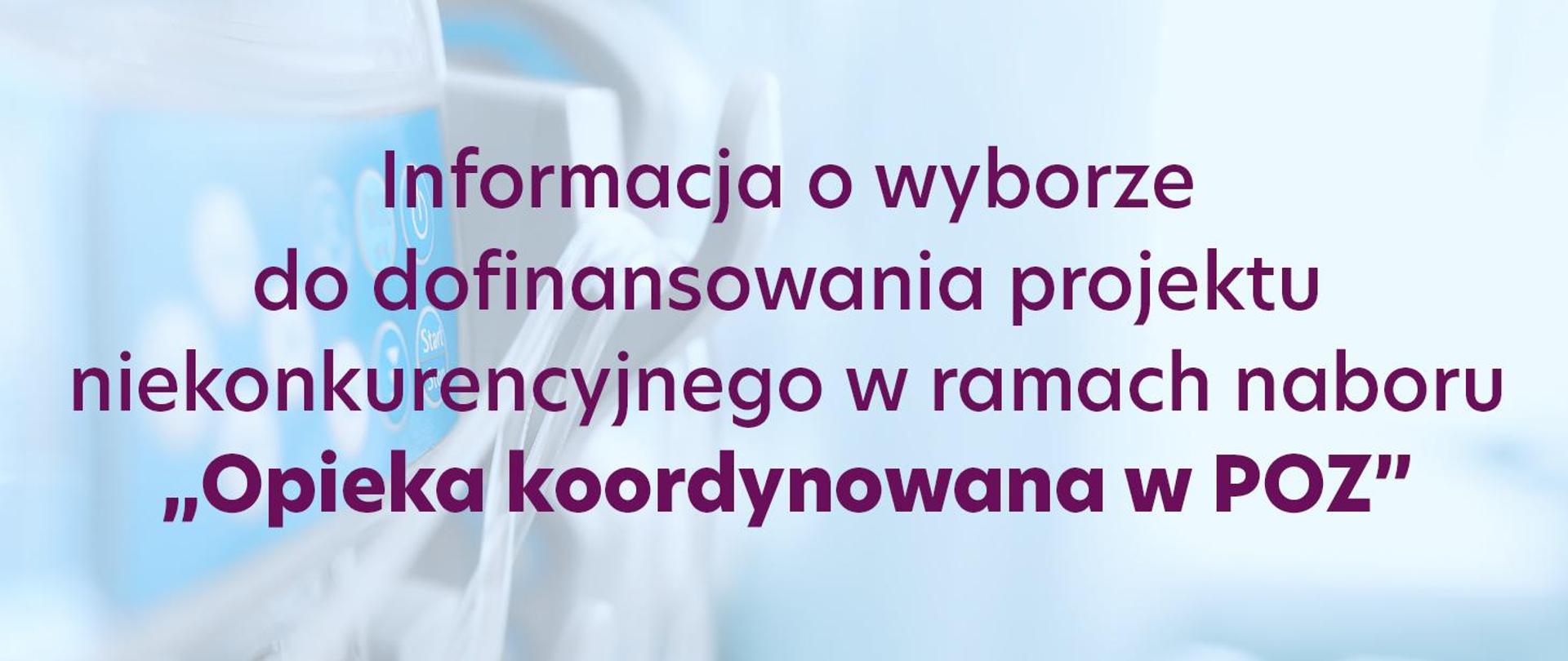 Opieka koordynowana POZ
