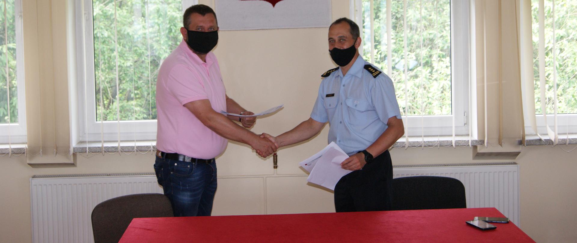 Podpisanie umowy na realizację inwestycji pn.: „Poprawa efektywności energetycznej obiektu Komendy Miejskiej PSP w Koszalinie”