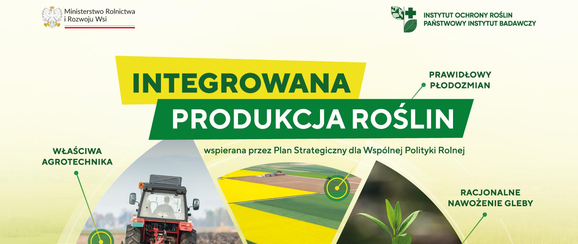 ulotka informacyjna z tekstem i fotografiami obrazującymi produkcję rolniczą 