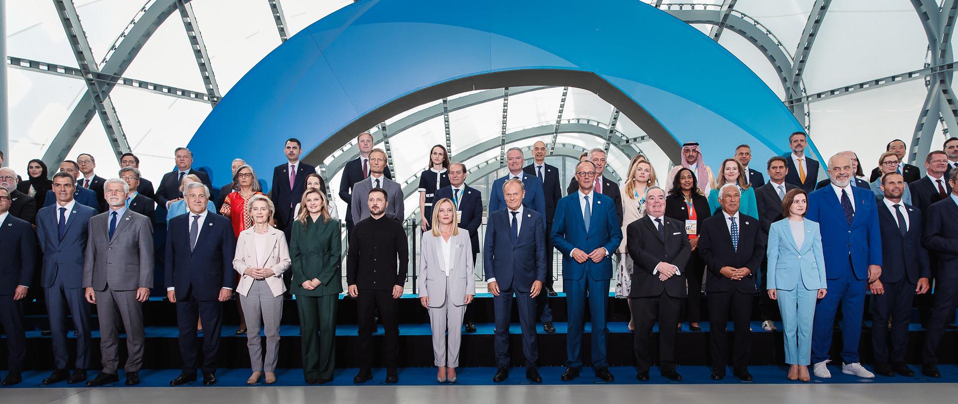 Uczestnicy Konferencji Odbudowy Ukrainy w Rzymie