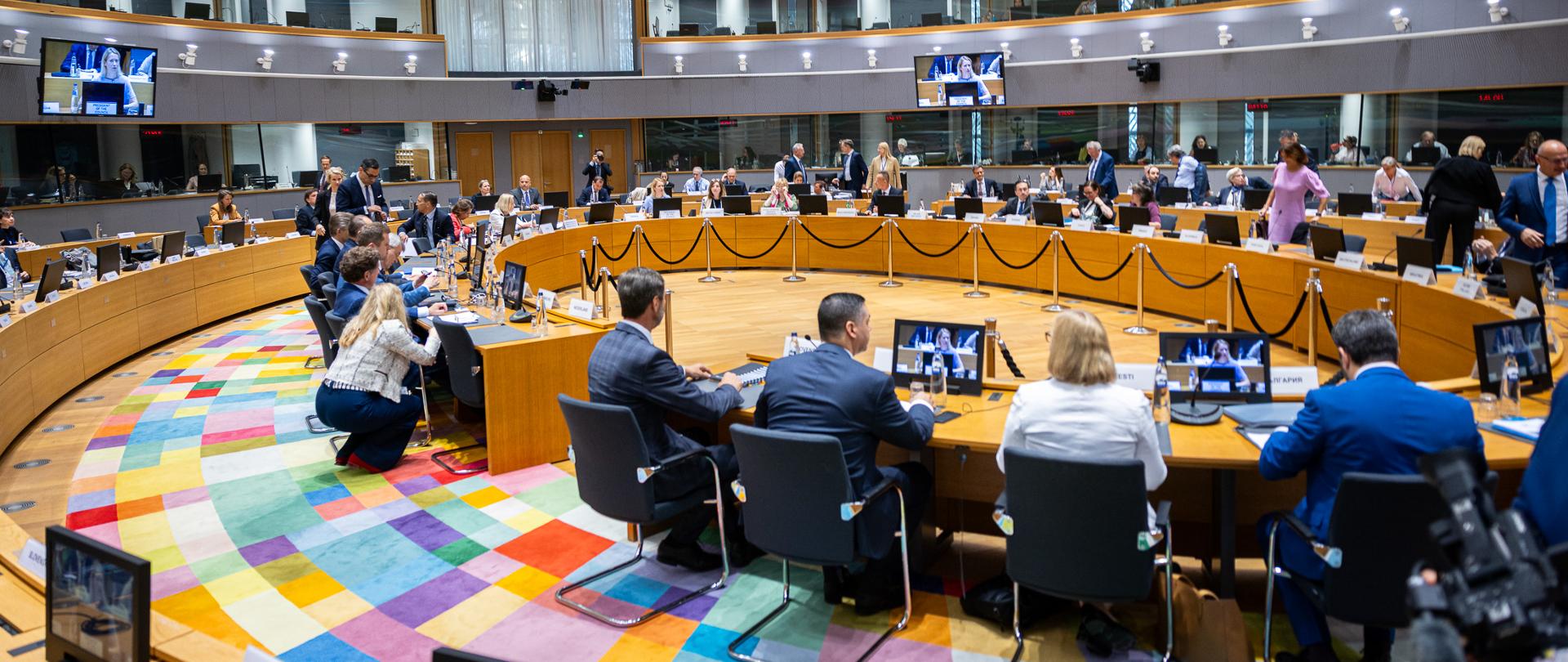Minister Radosław Sikorski attends Foreign Affairs Council in Brussels