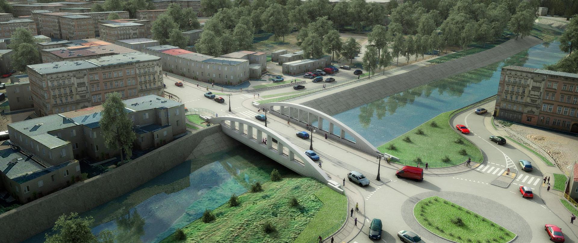 Wizualizacja nowego mostu w Głuchołazach