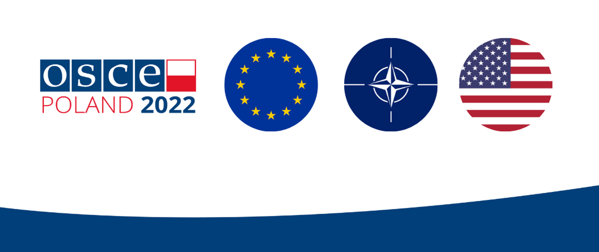 OBWE, UE, NATO, USA